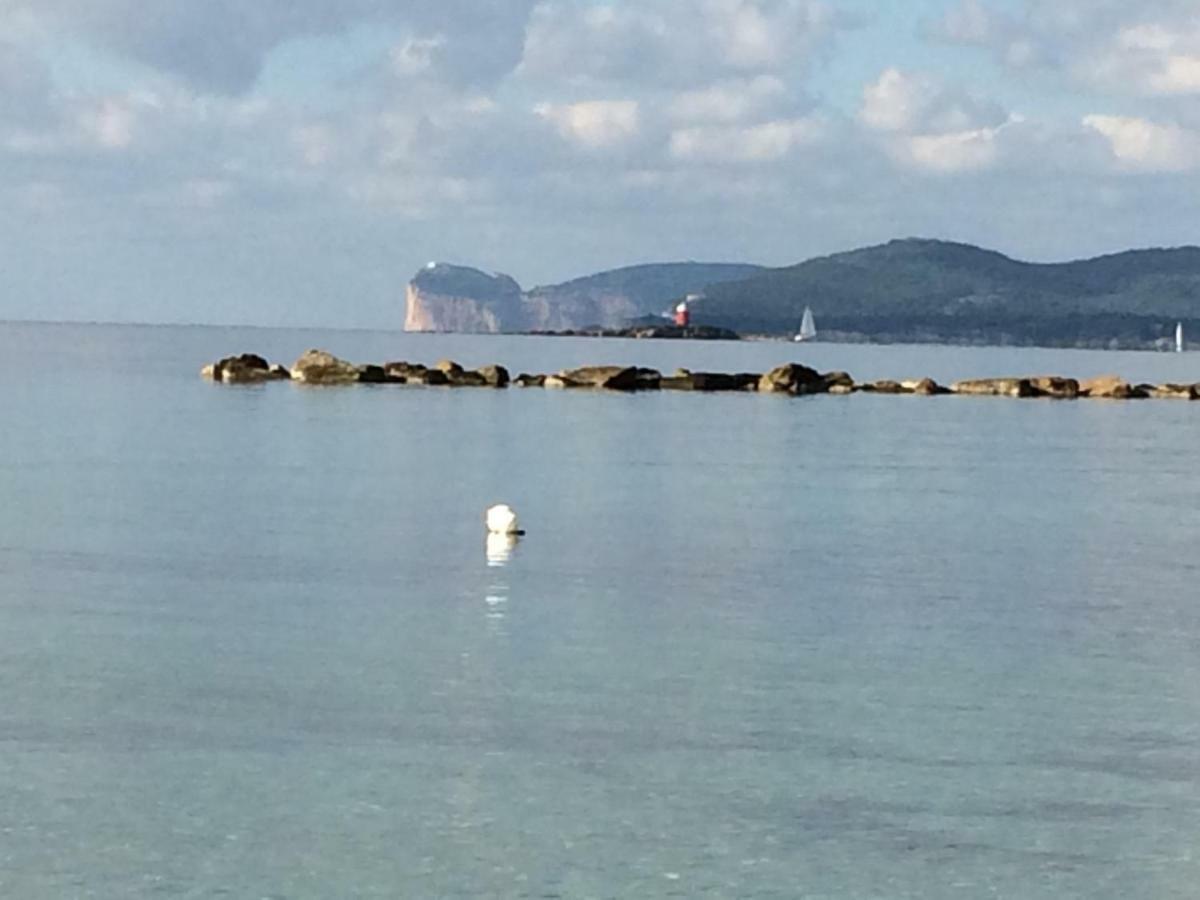 Appartamento Fronte Spiaggia Lido Alghero Buitenkant foto